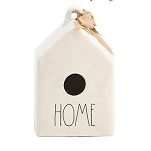 RAE DUNN 🖤 “HOME” ceramic decor Birdhouse New in Box!